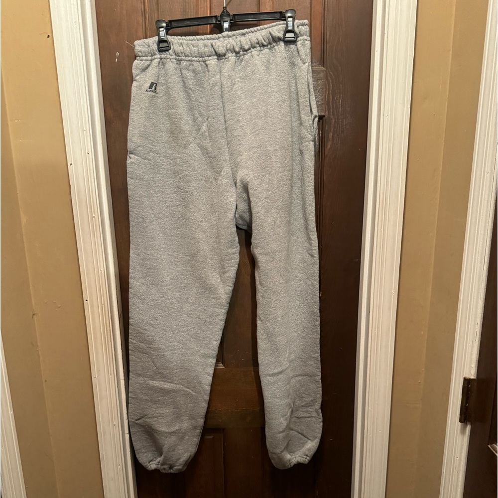 Men’s Medium Gray Russell Athletic Jogging Sweat Pants
